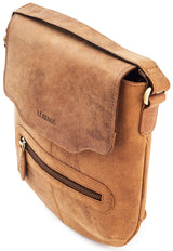 Leabags Seoul Citybag aus echtem Büffel-Leder im Vintage Look - LEABAGS