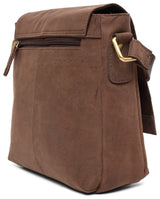 Leabags Washington Umhängetasche aus echtem Büffel-Leder im Vintage Look - LEABAGS