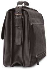 Leabags Orlando Aktentasche aus echtem Büffel-Leder im Vintage Look - LEABAGS