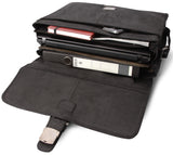 Leabags Orlando Aktentasche aus echtem Büffel-Leder im Vintage Look - LEABAGS