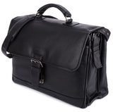 Leabags Orlando Aktentasche aus echtem Büffel-Leder im Vintage Look - LEABAGS