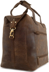 Leabags Santa Cruz Reisetasche aus echtem Büffel-Leder im Vintage Look - LEABAGS
