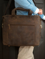 Leabags Santa Cruz Reisetasche aus echtem Büffel-Leder im Vintage Look - LEABAGS