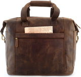 Leabags Santa Cruz Reisetasche aus echtem Büffel-Leder im Vintage Look - LEABAGS