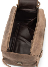 LEABAGS Palm Bay Kulturbeutel aus echtem Büffel-Leder im Vintage Look - LEABAGS