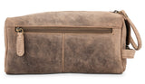 LEABAGS Palm Bay Kulturbeutel aus echtem Büffel-Leder im Vintage Look - LEABAGS