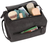 Leabags Palm Beach Kulturbeutel aus echtem Büffel-Leder im Vintage Look - LEABAGS