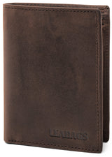 LEABAGS Indianapolis Geldbeutel aus echtem Büffel-Leder im Vintage Look - LEABAGS