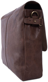 Leabags Glendale Umhängetasche aus echtem Büffel-Leder im Vintage Look - LEABAGS