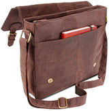 Leabags Toronto Umhängetasche aus echtem Büffel-Leder im Vintage Look