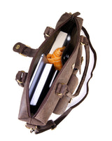 Leabags San Diego Shopper aus echtem Büffel-Leder im Vintage Look