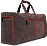 Leabags Sydney Reisetasche aus echtem Büffel-Leder im Vintage Look - LEABAGS