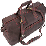 Leabags Sydney Reisetasche aus echtem Büffel-Leder im Vintage Look - LEABAGS