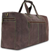 Leabags Sydney Reisetasche aus echtem Büffel-Leder im Vintage Look - LEABAGS