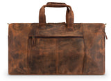 Leabags Sydney Reisetasche aus echtem Büffel-Leder im Vintage Look - LEABAGS
