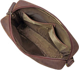 Leabags Barcelona Umhängetasche aus echtem Büffel-Leder im Vintage Look - LEABAGS