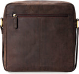 Leabags Barcelona Umhängetasche aus echtem Büffel-Leder im Vintage Look - LEABAGS