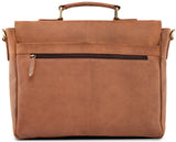 Leabags Rimini Schultertasche aus echtem Büffel-Leder im Vintage Look - LEABAGS