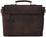 Leabags Rimini Schultertasche aus echtem Büffel-Leder im Vintage Look - LEABAGS