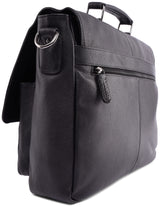 Leabags Rimini Schultertasche aus echtem Büffel-Leder im Vintage Look - LEABAGS