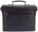 Leabags Rimini Schultertasche aus echtem Büffel-Leder im Vintage Look - LEABAGS