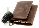 Leabags Portland Schlüssel-Etui aus echtem Büffel-Leder im Vintage Look - LEABAGS