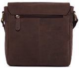 Leabags Formosa Schultertasche aus echtem Büffel-Leder im Vintage Look - LEABAGS