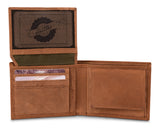 Leabags Austin Geldbeutel aus echtem Büffel-Leder im Vintage Look - LEABAGS