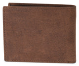 Leabags Austin Geldbeutel aus echtem Büffel-Leder im Vintage Look - LEABAGS