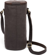 Leabags Tomba Zylindertasche aus echtem Büffel-Leder im Vintage Look