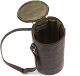 Leabags Tomba Zylindertasche aus echtem Büffel-Leder im Vintage Look