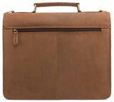 Leabags Gainsville Aktentasche Laptoptasche 15 Zoll Ledertasche im Vintage Look - LEABAGS
