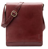 Leabags London Leder-Umhängetasche I Laptoptasche bis 13 Zoll - LEABAGS
