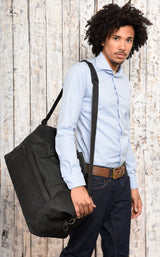 Leabags Dubai Reisetasche Handgepäcktasche Sporttasche aus echtem Leder im Vintage Look - LEABAGS