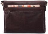 Leabags Oxford Umhängetasche Laptoptasche 15 Zoll aus Leder im Vintage Look - LEABAGS