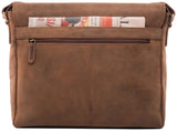 Leabags Oxford Umhängetasche Laptoptasche 15 Zoll aus Leder im Vintage Look - LEABAGS