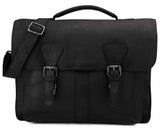 Leabags Scottdale Aktentasche 15 Zoll Laptoptasche aus echtem Leder im Vintage Look - LEABAGS