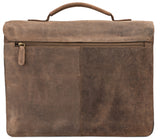 Leabags Scottdale Aktentasche 15 Zoll Laptoptasche aus echtem Leder im Vintage Look - LEABAGS