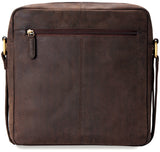 Leabags Barcelona Umhängetasche aus echtem Büffel-Leder im Vintage Look - LEABAGS