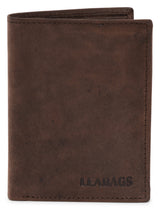 Leabags Indianapolis Geldbeutel aus echtem Büffel-Leder im Vintage Look - LEABAGS