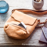 Leabags Seoul Citybag aus echtem Büffel-Leder im Vintage Look - LEABAGS