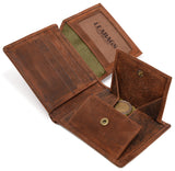 Leabags Springfield Geldbeutel Portmonnaie Männer aus echtem Büffel-Leder - LEABAGS