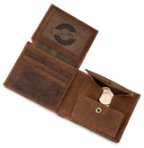 Leabags Springfield Geldbeutel Portmonnaie Männer aus echtem Büffel-Leder - LEABAGS