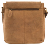 Leabags Washington Umhängetasche aus echtem Büffel-Leder im Vintage Look - LEABAGS