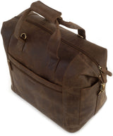 Leabags Santa Cruz Reisetasche aus echtem Büffel-Leder im Vintage Look - LEABAGS