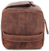 Leabags Palm Beach Kulturbeutel aus echtem Büffel-Leder im Vintage Look - LEABAGS