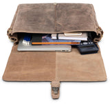 Leabags Glendale Umhängetasche aus echtem Büffel-Leder im Vintage Look - LEABAGS