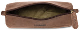 Leabags Fort Worth Mäppchen aus echtem Büffel-Leder im Vintage Look - LEABAGS