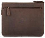 Leabags Jakarta Schreibmappe aus echtem Kalbs-Leder im Vintage Look