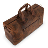 Leabags Sydney Reisetasche aus echtem Büffel-Leder im Vintage Look - LEABAGS
